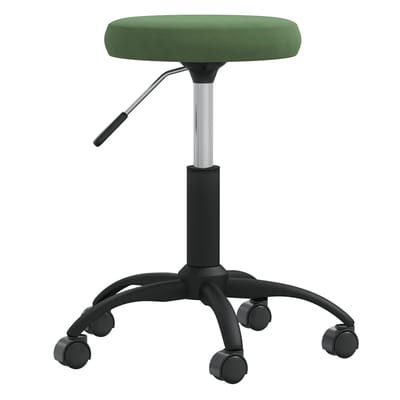 vidaXL - Massagekruk - fluweel - donkergroen