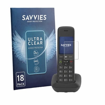 Savvies - Screenprotector voor Gigaset C575 - Folie Beschermfolie transparant 18 Stuks