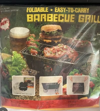 opvouwbare lichtgewicht BBQ 28 x28 x 12,5 cm