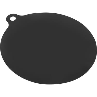 Inductiekookplaatbeschermer Antislip siliconen isolatiematpads voor koken in de keuken round black
