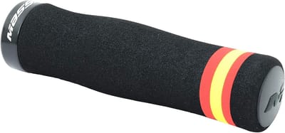 Fiets Handvatten - Stuur Grepen - Comfortabel Fietsen - Trillingsabsorptie Neopreen - 12.5 x 3 cm - Grijs