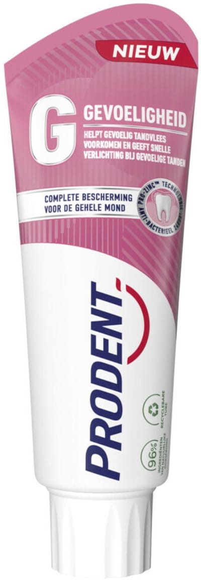 1 x Prodent – Tandpasta – Gevoeligheid – Pro-Zinc Technologie – 75 ml - Koffiezetapparaat