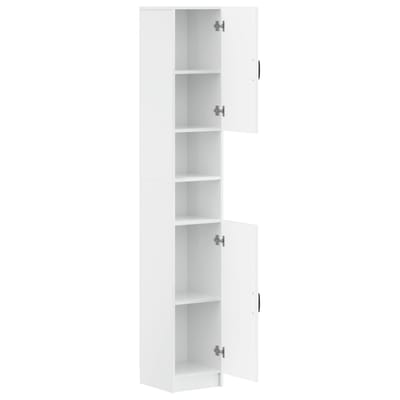 vidaXL - Badkamerkast - met - Open - Plank - UTRECHT - Hoogglans - Wit