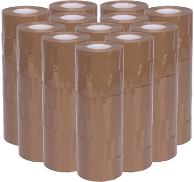 72 Rollen Sterk Bruin Verpakkingstape PP 48mm x 150m Pakketplakband