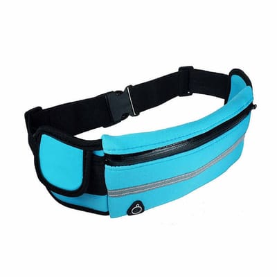 Hardlooptasje - Hardloop heuptas - Blauw - Verstelbaar - Met rits - Sporttasje - CHPN