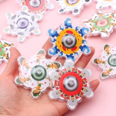 3/5 Pièces Mini Toupie Ludique pour Doigts Cadeau d'Anniversaire pour Enfants Prix de Classe de Maternelle Boîte au Trésor de Carnaval Cadeaux Jouets pour Garçons
