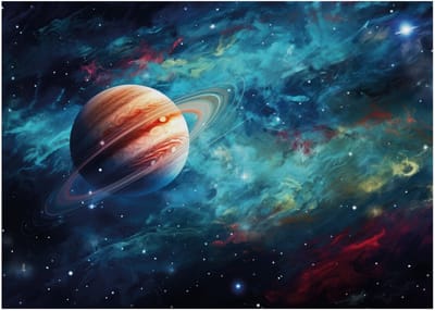 Art for the Home Canvas - Jupiter 70x50cm