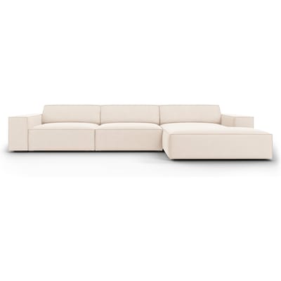 4-zits hoekbank Jodie velvet rechts | Micadoni Limited Edition