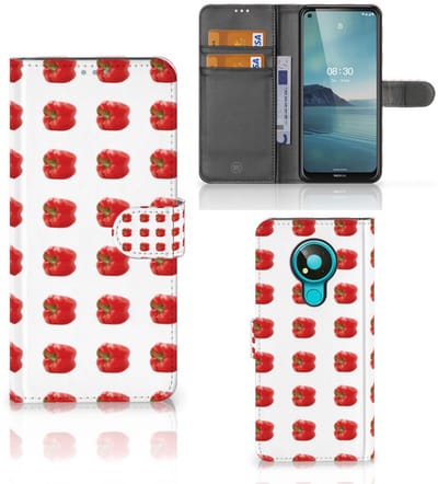Nokia 3.4 Book Cover Paprika Red