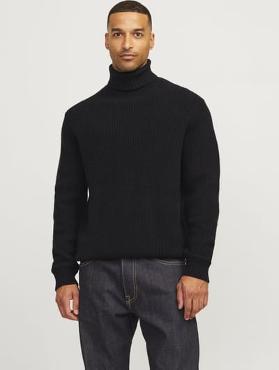 JACK&JONES - RDDPAUL KNIT ROLL NECK L/S NOOS - Heren - Gebreide truien