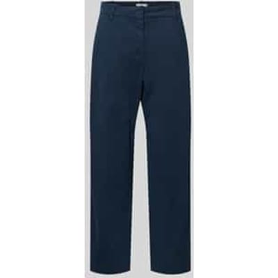 Slim fit chino van katoenmix