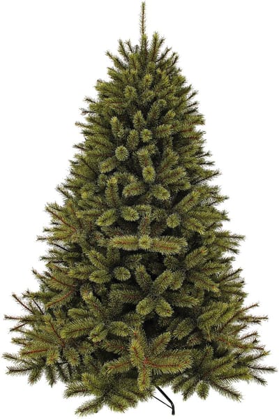 Triumph Tree Forest Frosted Kunstboom - Kerstboom voor Binnen met Frosted Naalden - Kerstversiering met Volle Uitstraling - Rond Klassiek - H120 x Ø99 cm - Groen