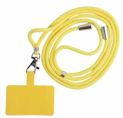 Actie4you® - Verstelbare Telefoon Ketting - Koord voor Telefoon - Universele Telefoonkoord – Geel
