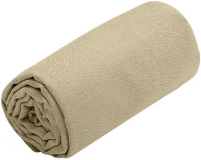 Famanu – Airlite Towel reishanddoek M - Hand/badhanddoek - Microvezel - Absorberend & Sneldrogend - Ultralicht - Compact - Wandelen - 50 x 100cm - Desert Brown - 47g