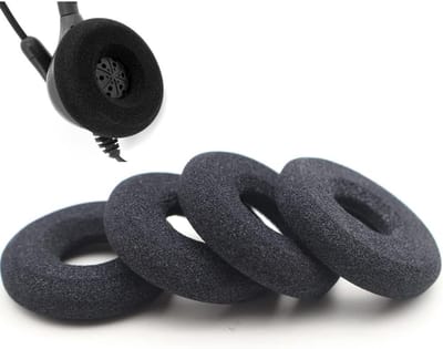 Comfortabele Donut Foam Oorkussens voor Call Center Headsets - Geschikt voor de meeste Office Telefoons en Plantronics Modellen H251 H261 H351 H361 - 4 Stuks