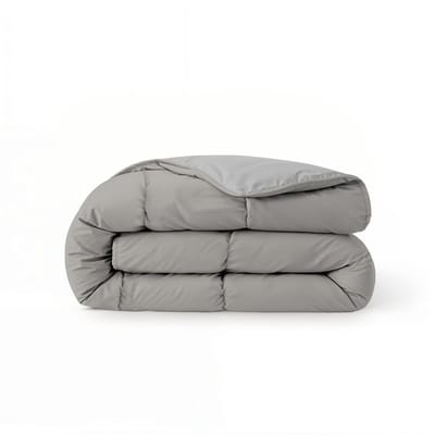 Zelesta Comfort Duo Zomerdekbed - Grijs & Zachtgrijs 200x200cm