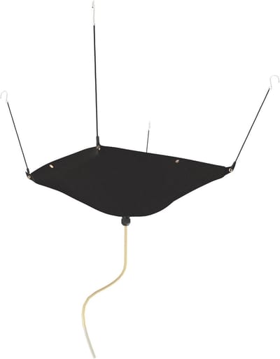 Lek Opvang Kit - Water Vanger - Dak Lekkages Beheersen - Waterdicht Oxford Materiaal - 5' x 5' - Zwart