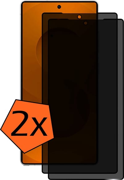 Screenprotector - 2 Stuks - Geschikt voor Samsung Galaxy S25 Ultra - Privacy Filter - Gehard Glas - Beschermglas - Tempered Glass - Screen Protector