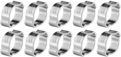 SPHProducts - Roestvrijstalen slangklemmen - 10-delige set - 5-23mm - Voor brandstof- en benzineleidingen - Duurzame materialen - Ideaal voor installat...
