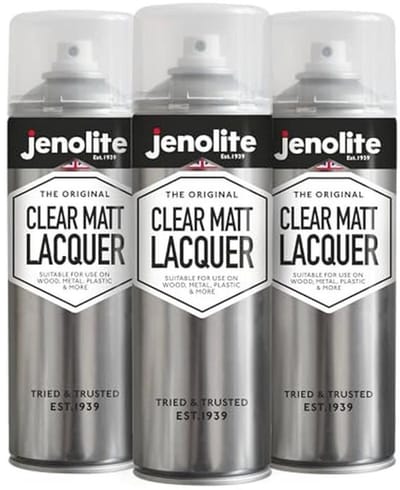 Duidelijke Matt Lakspuitverf - 3 x 500 ml, Kristalheldere Afwerking voor Bescherming tegen Corrosie en UV-schade