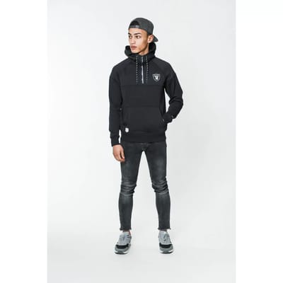 Sweat   capuche New Era  tech series 1/2 zip Oakland Raiders