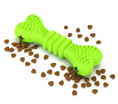 Nobleza Honden snackspeelgoed - Rubberen snackspeeltje - Snackhouder hond - Groen