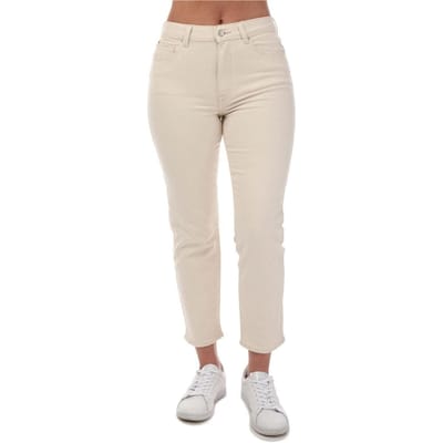 Levis Stretchjeans met hoge taille voor dames (Gebroken wit)
