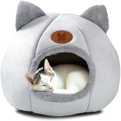 Mersjo Daisy - Kattenhut - Pluche met Oortjes - Grijs