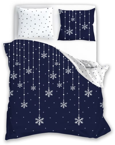 Winter Kerst Christmas Xmas Dekbedovertrek 140x200 Flanel Katoen