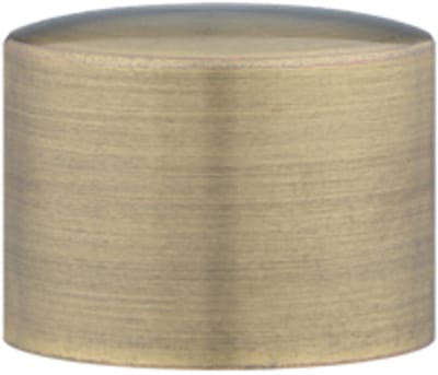 Einddop roede – Ø28mm – 2 stuks – brons