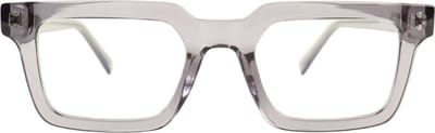 Montour Blauw Licht Bril - Zonder Sterkte - BLAKE - Vierkant Model - Grijs - Computerbril - Blue Light Glasses