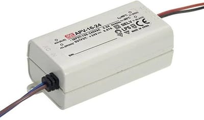 5V 16W APV-16-5 LED-transformator Constante spanning Mean Well