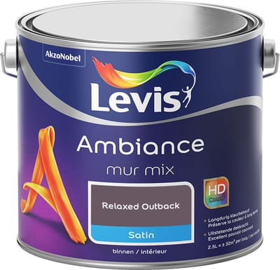 Levis - Ambiance Mur Satin Mix - Relaxed Outback - Mengverf - 2,5 L