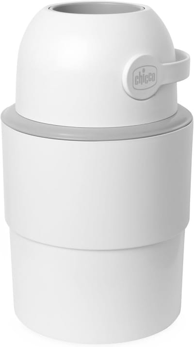 Luieremmer - Luierafval container - Luier afval - Geurcontrole systeem - 35 luiers - Wit