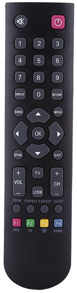 Dailygoody - Universele afstandsbediening - Vervanging voor Smart TV - Compact en gebruiksvriendelijk - Geschikt voor meerdere merken - Toetsenbordafs...