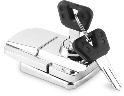Dailygoods- Motorfiets Kofferbak Slot - Vervanging voor Beschadigd Slot - Antidiefstal Zadeltassen - Complete Set met 2 Sleutels - Duurzaam en Heavy Duty - Eenvoudige Installatie - Motorkofferslot