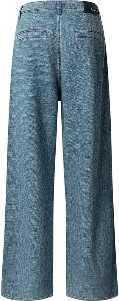 Pepe Jeans Tweed Straight Hoogzittende Jeans Blauw 29 / 30 Vrouw