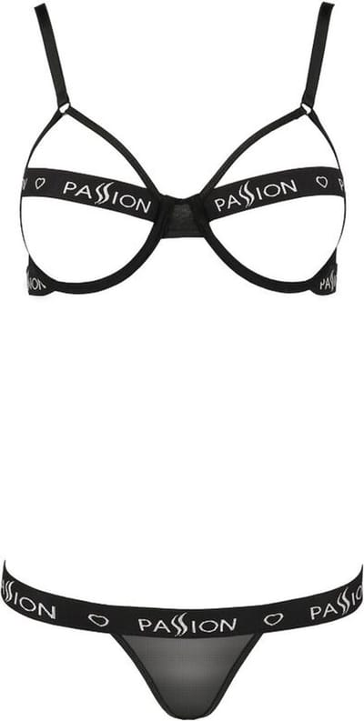 PASSION WOMAN SETS | Passion Kyouka Two Pieces Set - Black S/m