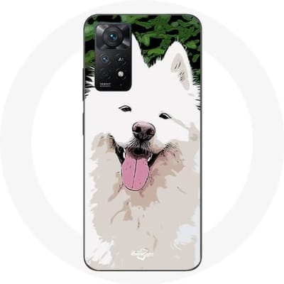 Redmi Note 11 Pro 5G hoesje Wit Samojeed hondenras
