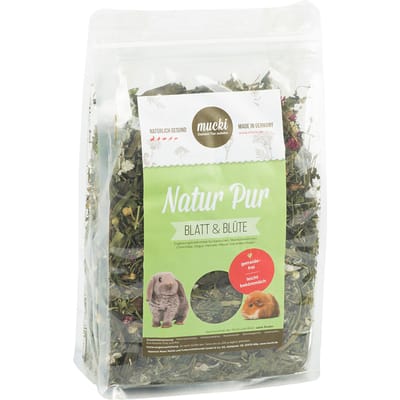 2x500 g Mucki knaagdier kruidenmix "blad en bloem"