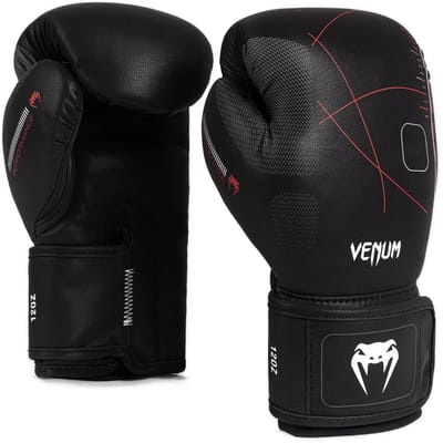 Venum Tactical XT Bokshandschoenen Zwart Vuurrood - 10 OZ