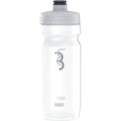 BBB Cycling AutoTank Bidon Racefiets - Inhoud 550 ml - Drinkbus Fiets met AutoClose ventiel - Transparant - BWB-11