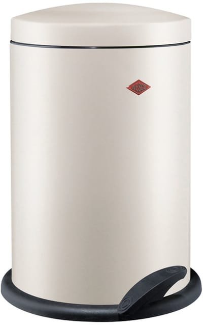 WESCO 116 (Alpha) Prullenbak | Pedaalemmer | 13 Liter | Metaal - Mat zand | Vuilnisbak - Made in Germany