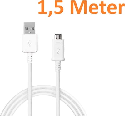 1,5 Meter Geschikt voor: Micro Usb kabel oplaadkabel Geschikt voor: Alcatel / LG / Motorola / Samsung / Huawei / Sony / E-reader Kobo / Playstation 4 Game Controller PS4 - Wit
