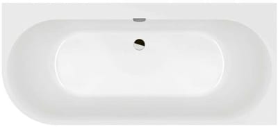 Villeroy & Boch Oberon 2.1 - Bad 18x8 cm, rechts, alpine wit UBQ180OBN9CR00VD01