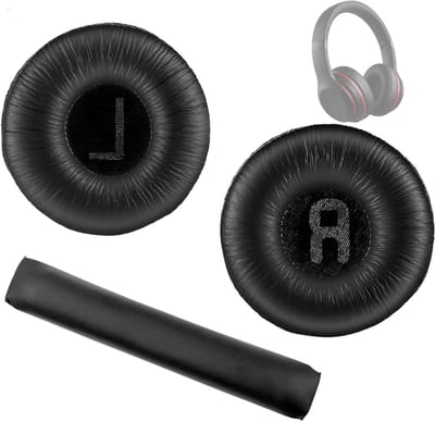 Vervangende Oorkussens en Hoofdband voor Tune600, T500BT, 510BT, 520BT Hoofdtelefoons - Geheugenfoam, Ergonomisch Ontwerp, Eenvoudige Installatie, Geluidsisolatie en Comfort