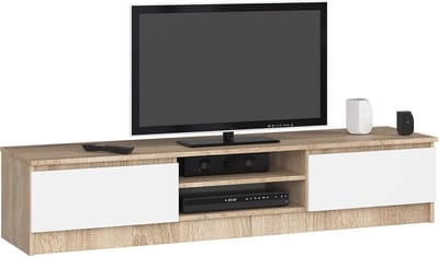 Klassieke TV-kast 160 cm – Robuust en Tijdloos TV-meubel met Opbergruimte
