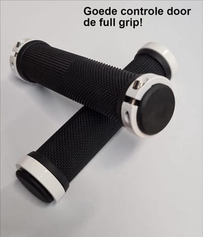 *** Universeel Lock-On Handvatten - Extra Grip - Handig te Monteren - Anti-Slip, Wit - van Heble® ***