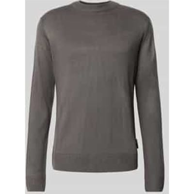 Tom Tailor Denim - Gebreide trui met ronde hals - Maat XXL - classic mid grey