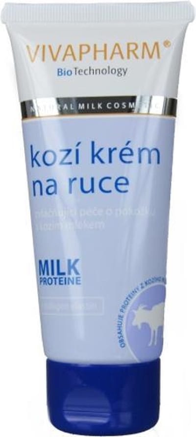 VIVAPHARM ® Geitenmelk Hand Crème - 100ml - voor droge en gebarsten handen